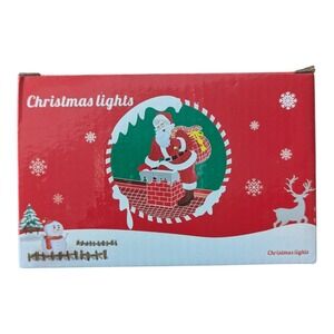 Snowflake String Lights 19.6 ft 40 LED Fairy Warm Light - Batteries Not Included